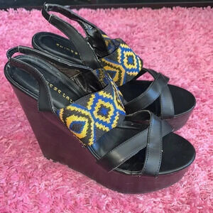 Chinese Laundry Tribal Platform Wedges